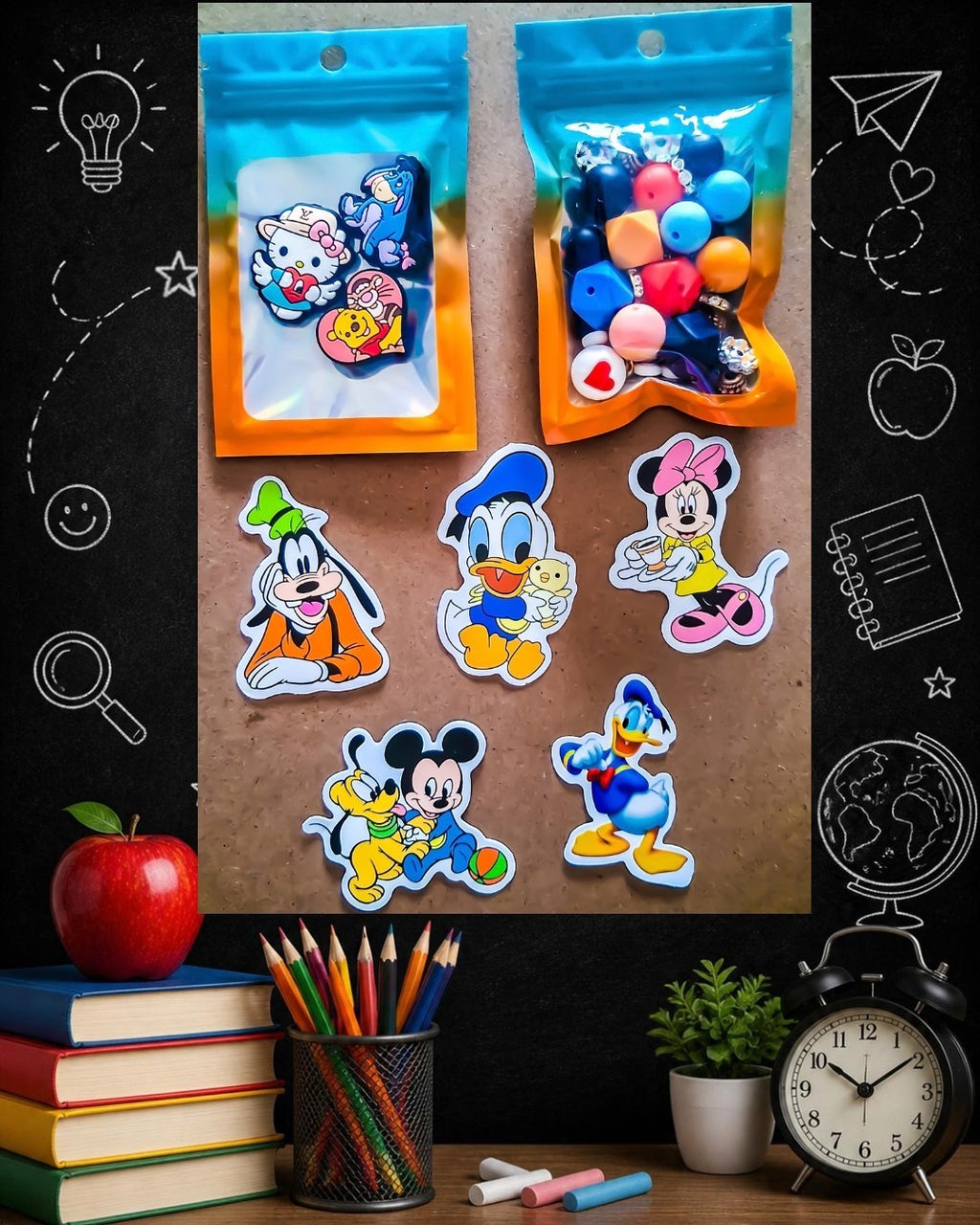 3-Pack DIY Beadable Mechanical Pencil - Disney - 3 Pack