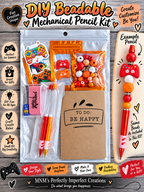 DIY Beadable Mechanical Pencil Kit - Gamer Red/Orange - 2 Pack
