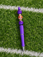 Here We Go Vikings! Handcrafted Beaded Ink Pen