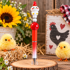 Chicken Lover’s Handcrafted Black Ink Pen